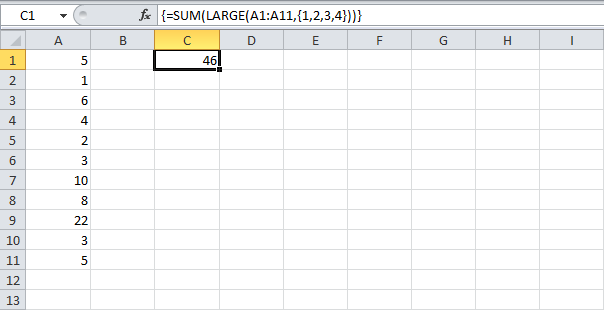 Наибольший excel. Функция наибольший в excel. Суммирование наибольших чисел в excel. Функция large в excel. Именованный диапазон в excel.