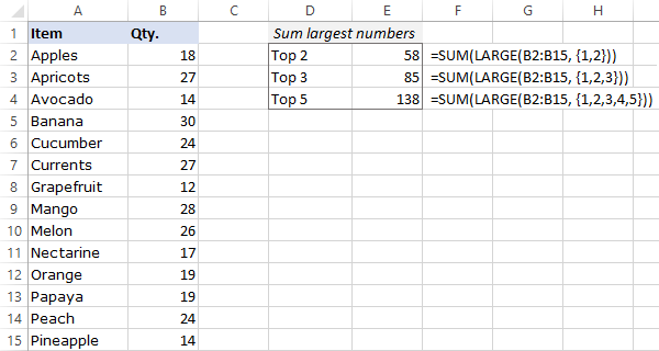 sum-the-largest-numbers-in-excel-healthy-food-near-me