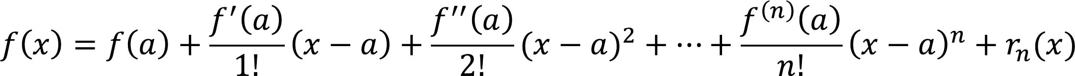 Taylor formula