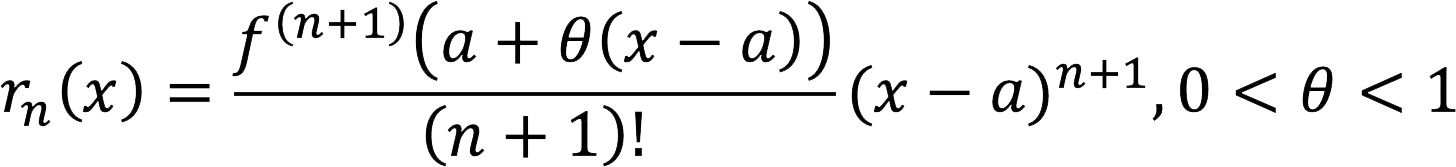 Taylor formula