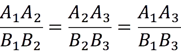 Thales theorem: formulation and example of solving the problem