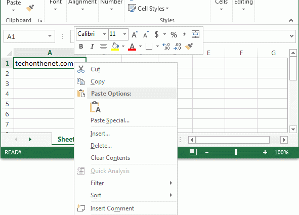 Through rows in Excel. How to make and check through lines in Excel