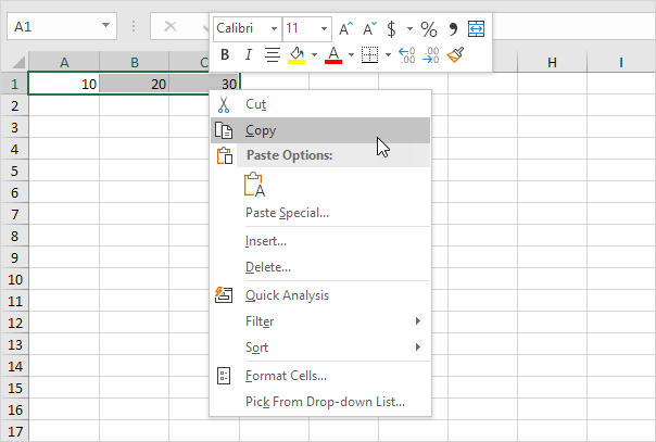 Prenos podatkov v Excel