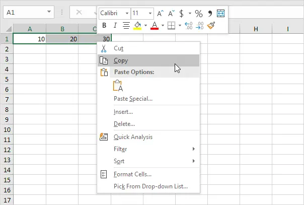 Transposing Data in Excel