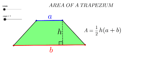 Kalkulator Area Trapesium
