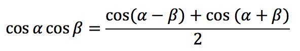 Trigonometric function: Cosine of an angle (cos)