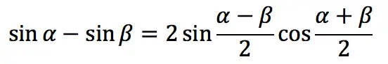 Trigonometric function: Sine of an angle (sin)