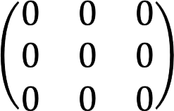 Types of matrices with examples