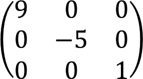 Types of matrices with examples