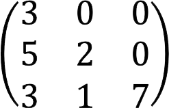 Types of matrices with examples