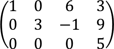 Types of matrices with examples