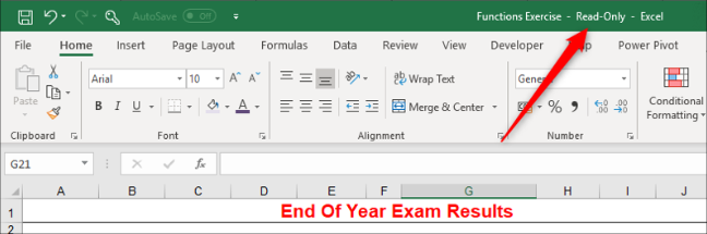 View modes in Excel