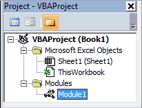 Visual Basic editor