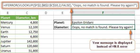 VLOOKUP function does not work - troubleshooting N/A, NAME and VALUE