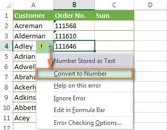 VLOOKUP function does not work - troubleshooting N/A, NAME and VALUE