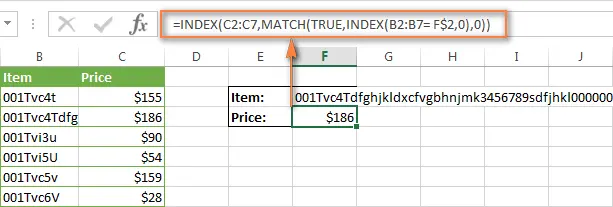 VLOOKUP function does not work - troubleshooting N/A, NAME and VALUE