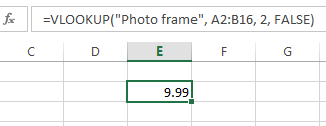 VLOOKUP function in Excel for dummies