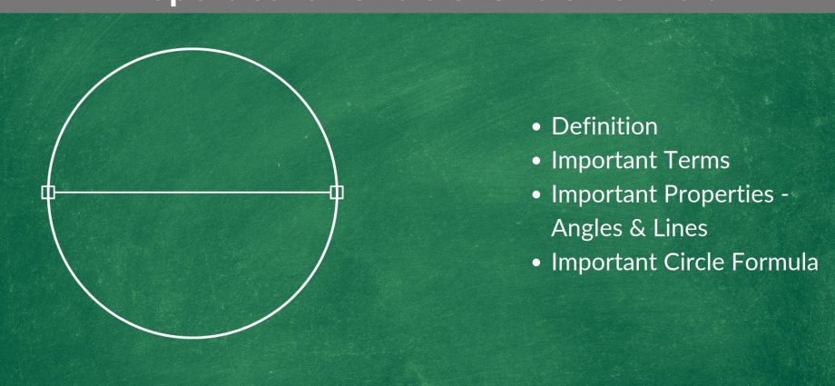 What is a circle: definition, properties, formulas