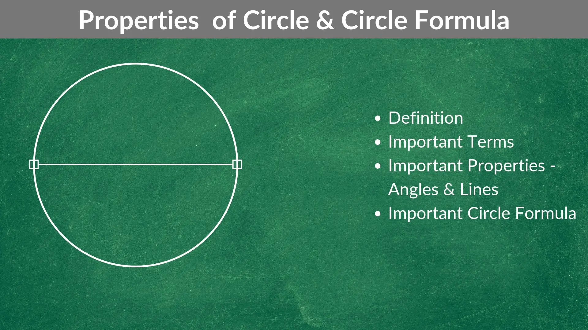 What is a circle: definition, properties, formulas