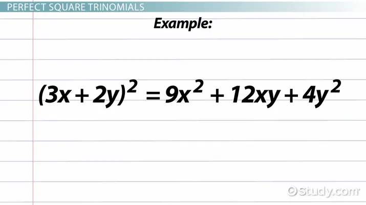 What is a square trinomial: definition, formula, graph, examples