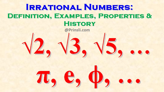 What is an irrational number: essence, examples, properties