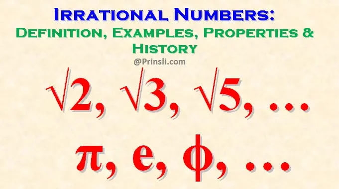 What is an irrational number: essence, examples, properties