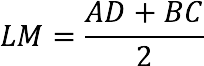 What is the median line of the trapezoid