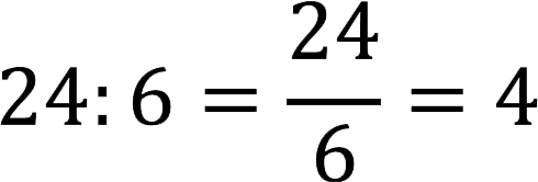 What is the ratio of two numbers: definition, notation, examples