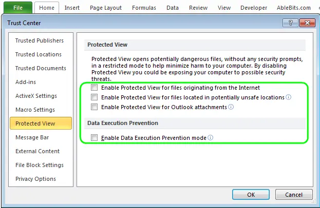 What to do if &#8220;The file is corrupted and cannot be opened&#8221; in Excel 2010