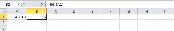 WHOLE and SELECT functions in Excel