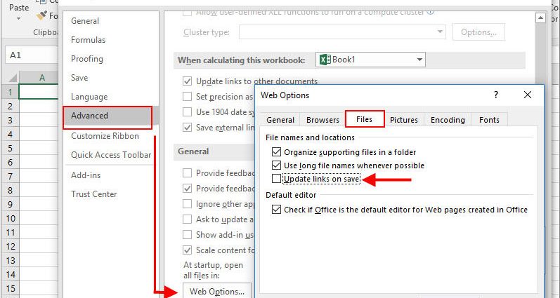 Why is the hyperlink not working in Excel