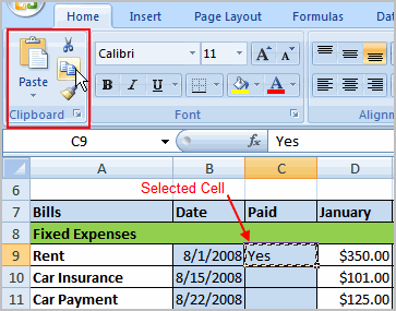 Lavorare con le celle in Excel