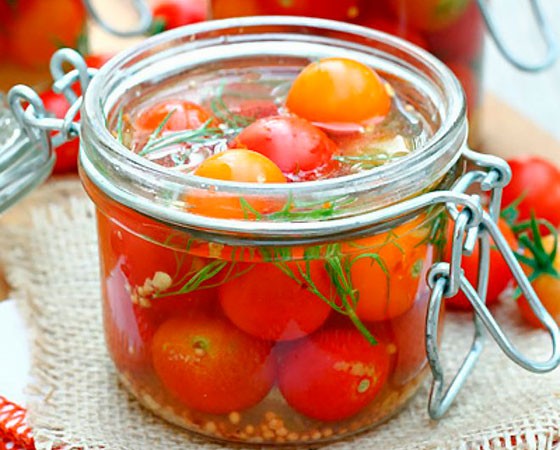 7 recipes for sweet tomatoes without vinegar and sterilization