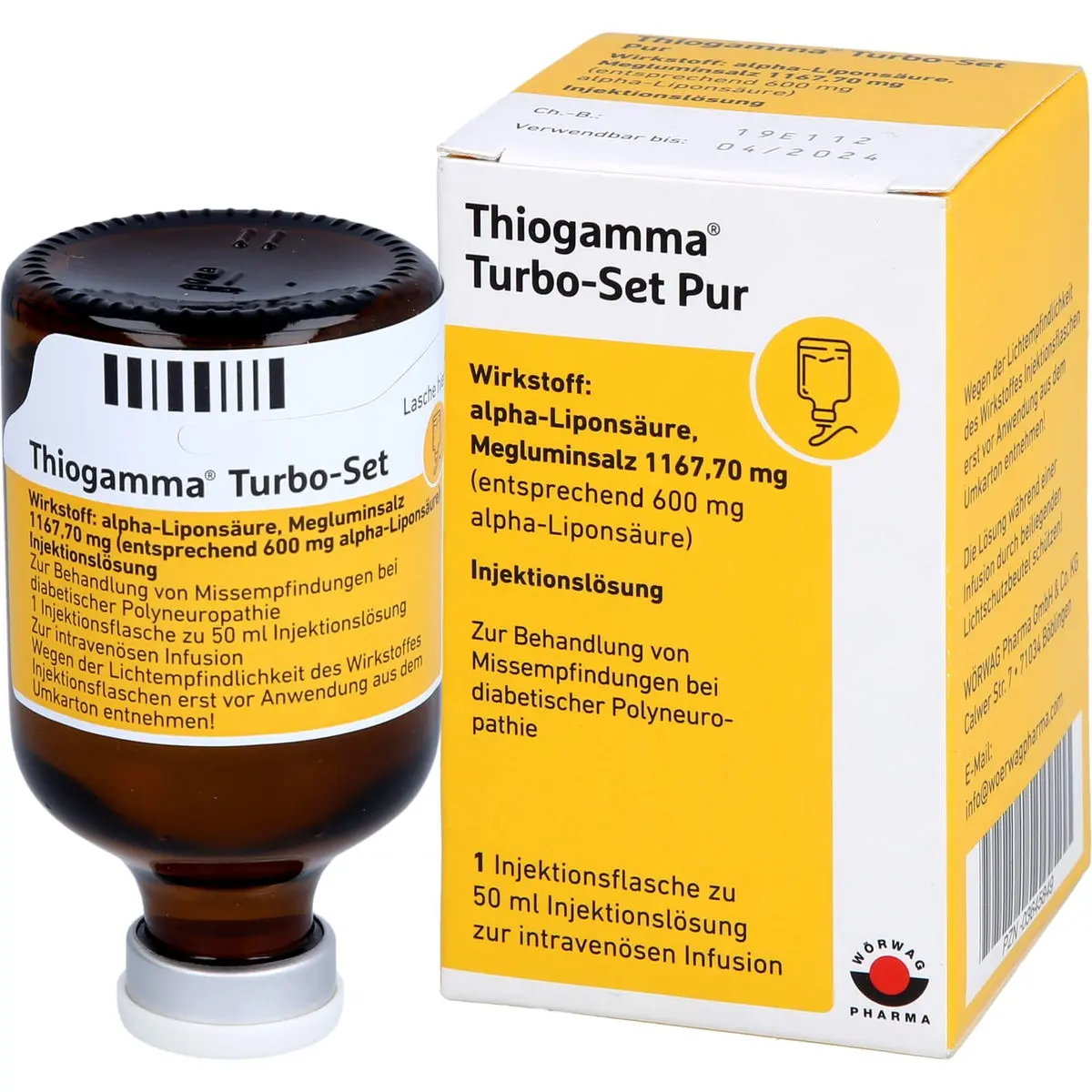 A batch of Thiogamma has been withdrawn from the market. It is a preparation for diabetics