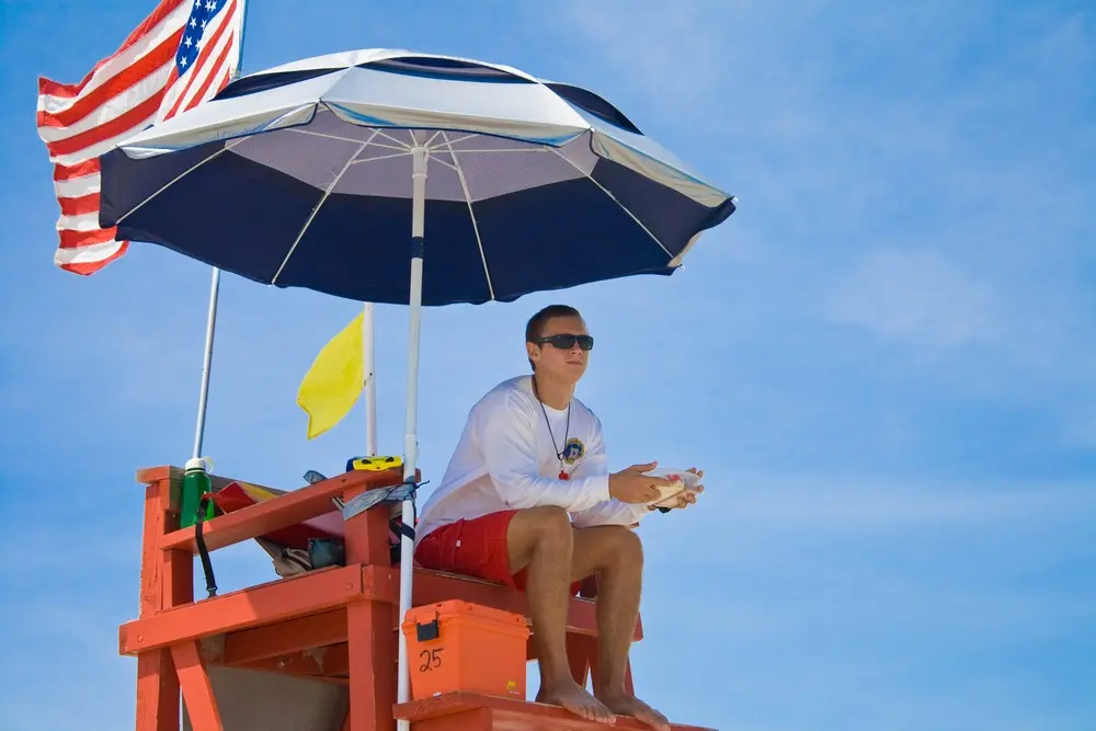 A good lifeguard is a dry lifeguard