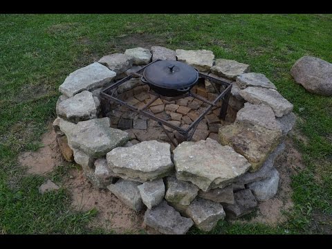 A hearth for a fire in a country house made of stone, metal, brick: a step-by-step construction scheme + photos of finished garden fireplaces