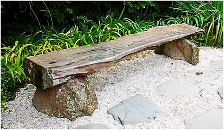 A log bench: how to do it yourself for a summer residence, drawings and photos