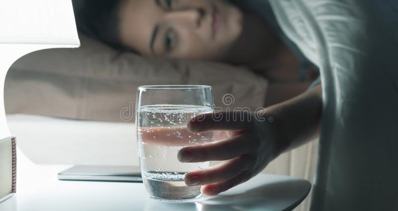 A night without a glass of water