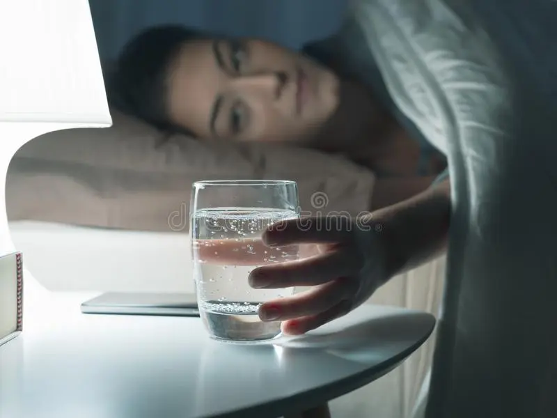 A night without a glass of water