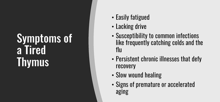 A persistent thymus &#8211; what is the risk of?