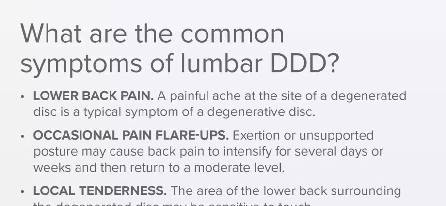 A way to deal with a discopathy. How to diagnose and treat discopathy?