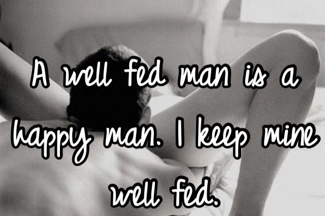 A well-fed man &#8211; an attractive man