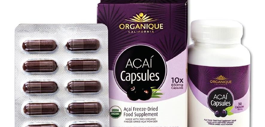 Acai capsule &#8211; indications, contraindications, dosage