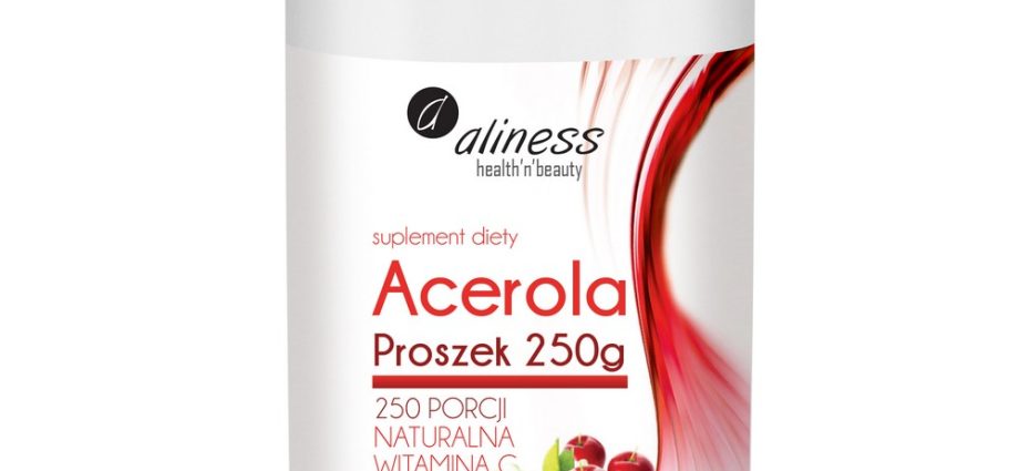 Acerola Plus for vitamin C deficiency. Composition and dosage of the dietary supplement