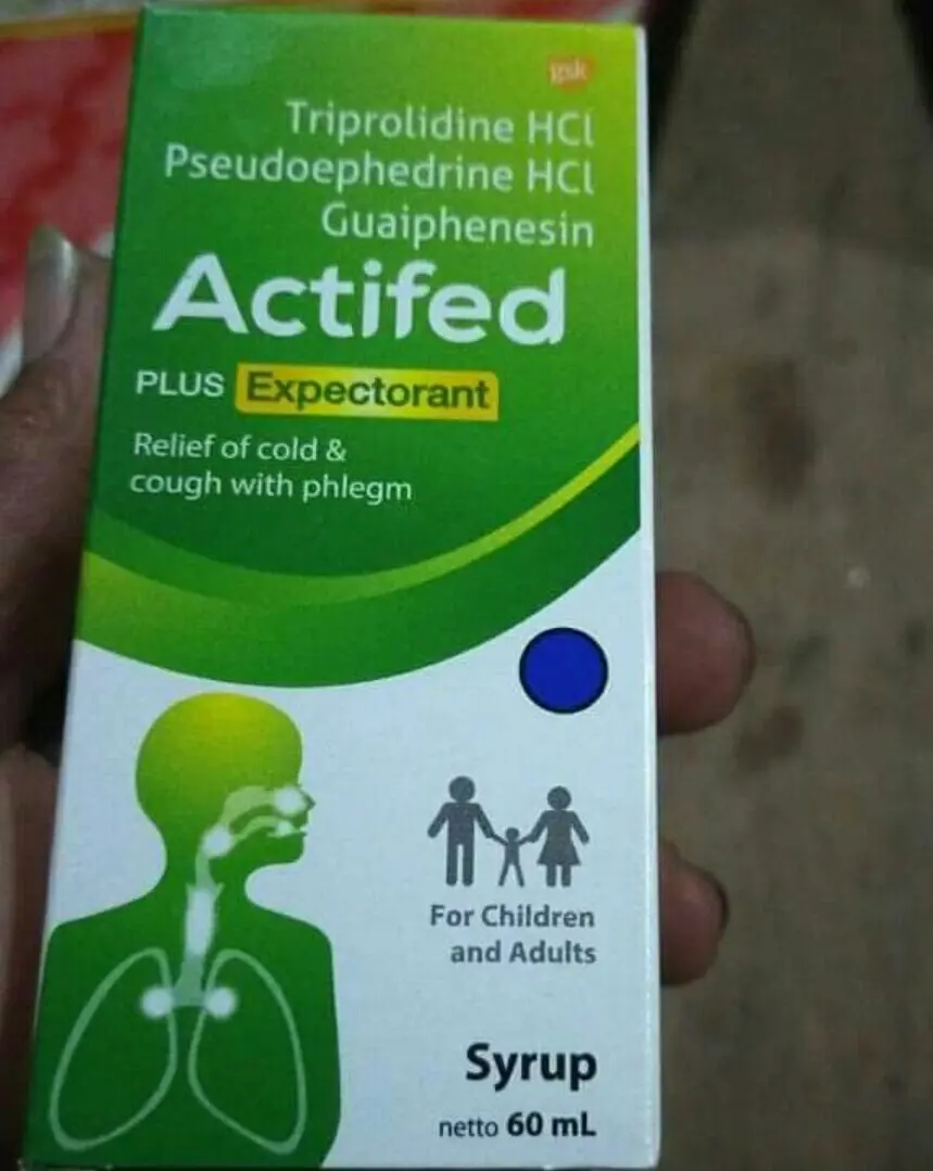 Actifed on inflammation of the upper respiratory tract. Composition and dosage