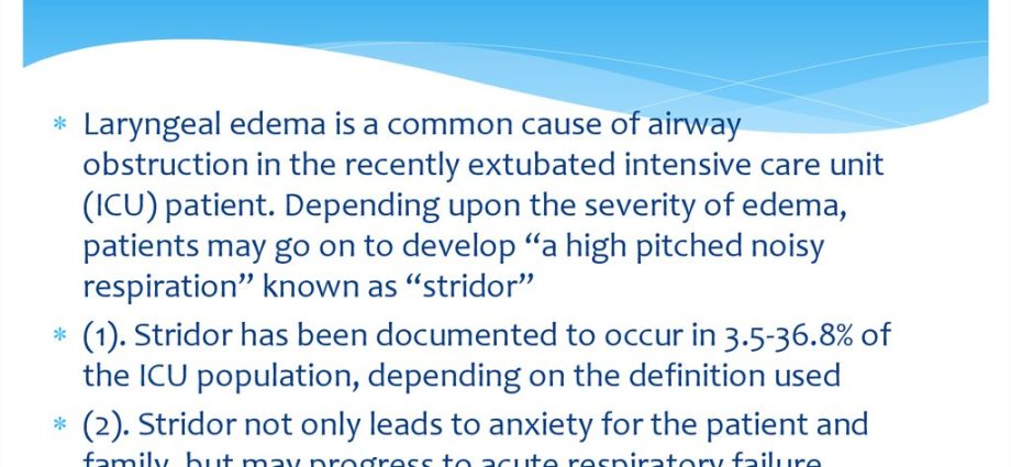 Acute laryngeal edema &#8211; causes, symptoms and treatment