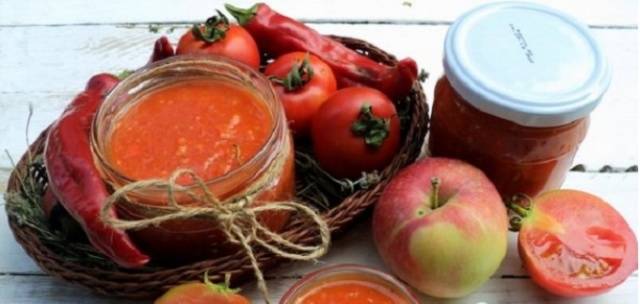 Adjika tomato jam: recipe