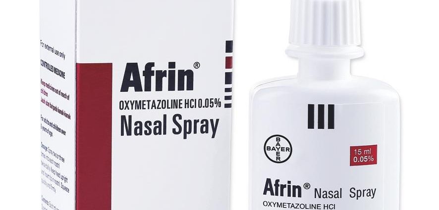 Afrin for swelling of the nasal mucosa and sinusitis. Composition and dosage of the preparation