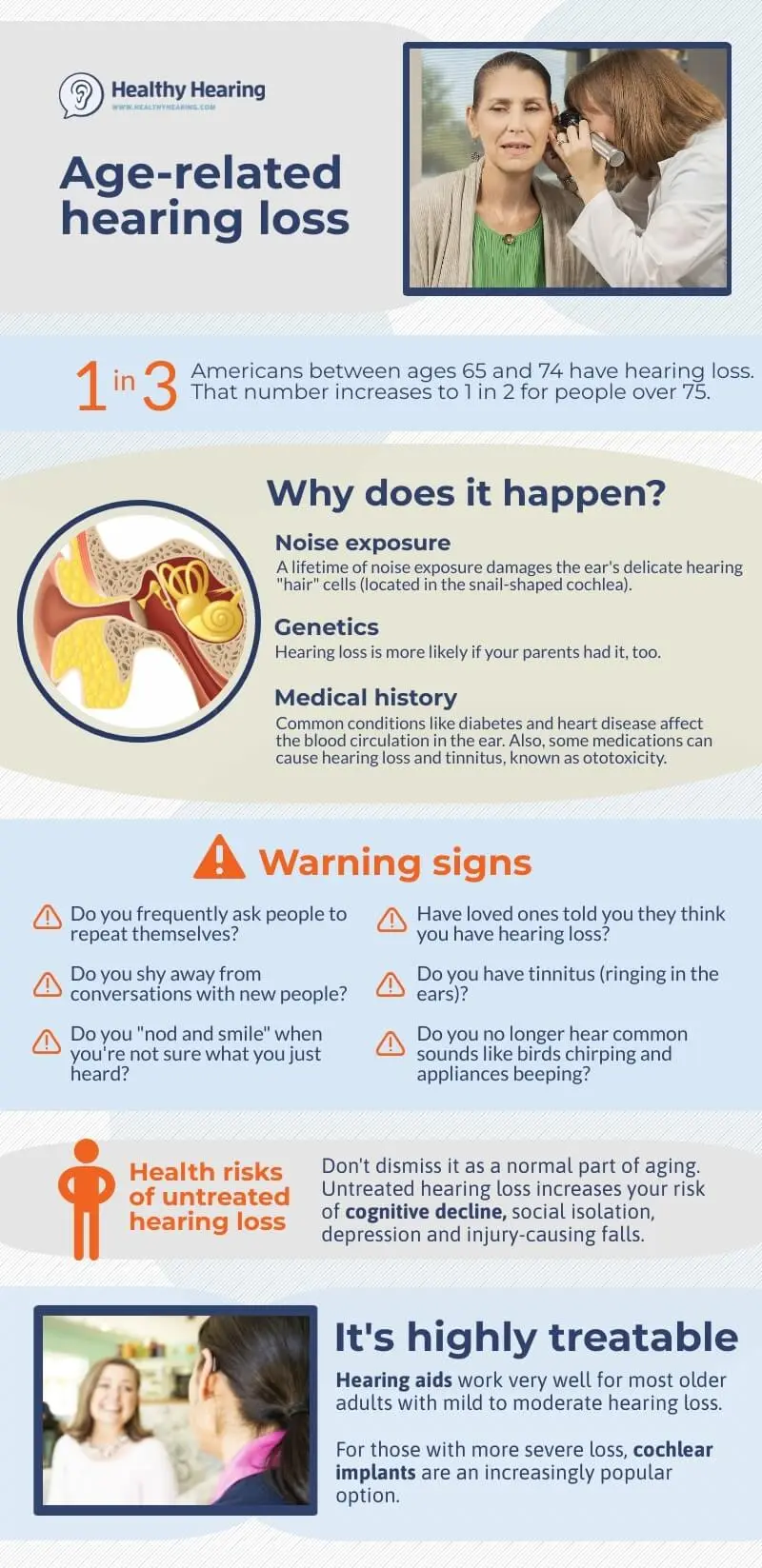 Age-related deafness &#8211; causes, symptoms, treatment and prevention