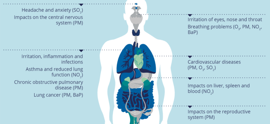 Air pollution is a growing health problem